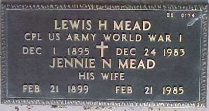 MEAD, LEWIS H. - Maricopa County, Arizona | LEWIS H. MEAD - Arizona Gravestone Photos