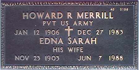 MERRILL, EDNA SARAH - Maricopa County, Arizona | EDNA SARAH MERRILL - Arizona Gravestone Photos