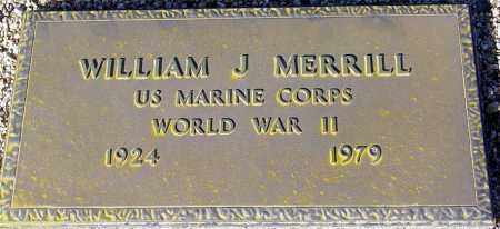 MERRILL, WILLIAM J. - Maricopa County, Arizona | WILLIAM J. MERRILL - Arizona Gravestone Photos