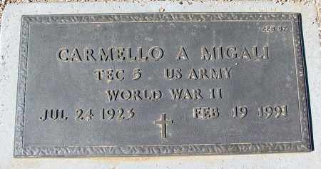 MIGALI, CARMELLO A. - Maricopa County, Arizona | CARMELLO A. MIGALI - Arizona Gravestone Photos