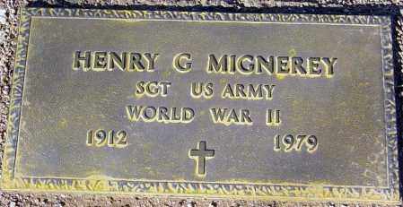 MIGNEREY, HENRY G. - Maricopa County, Arizona | HENRY G. MIGNEREY - Arizona Gravestone Photos