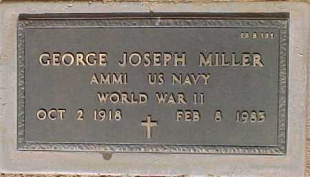 MILLER, GEORGE JOSEPH - Maricopa County, Arizona | GEORGE JOSEPH MILLER - Arizona Gravestone Photos
