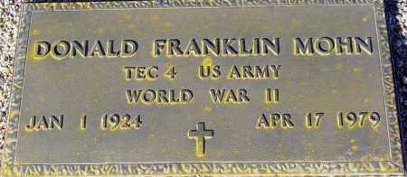 MOHN, DONALD FRANKLIN - Maricopa County, Arizona | DONALD FRANKLIN MOHN - Arizona Gravestone Photos