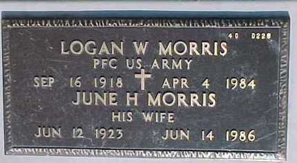 MORRIS, JUNE H. - Maricopa County, Arizona | JUNE H. MORRIS - Arizona Gravestone Photos