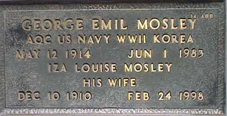 MOSLEY, GEORGE EMIL - Maricopa County, Arizona | GEORGE EMIL MOSLEY - Arizona Gravestone Photos