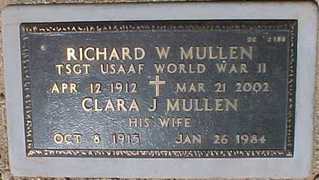 MULLEN, RICHARD W. - Maricopa County, Arizona | RICHARD W. MULLEN - Arizona Gravestone Photos