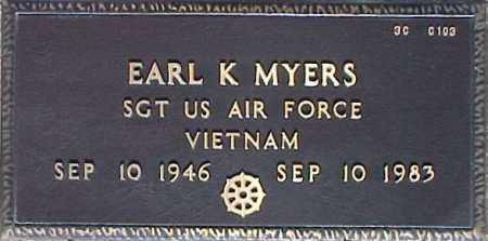 MYERS, EARL K. - Maricopa County, Arizona | EARL K. MYERS - Arizona Gravestone Photos