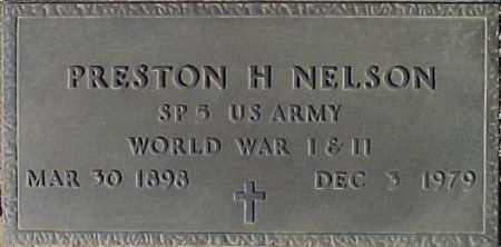 NELSON, PRESTON H. - Maricopa County, Arizona | PRESTON H. NELSON - Arizona Gravestone Photos