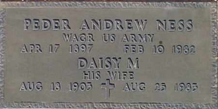 NESS, PEDER ANDREW - Maricopa County, Arizona | PEDER ANDREW NESS - Arizona Gravestone Photos