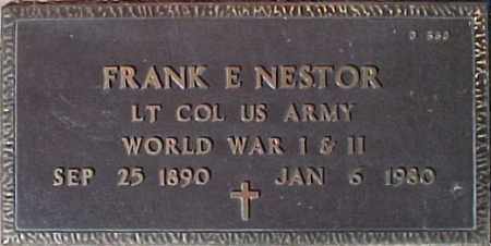 NESTOR, FRANK E. - Maricopa County, Arizona | FRANK E. NESTOR - Arizona Gravestone Photos