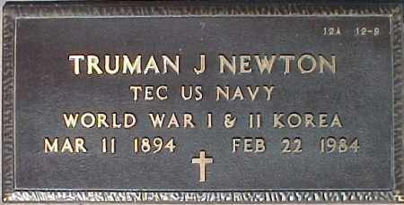 NEWTON, TRUMAN J - Maricopa County, Arizona | TRUMAN J NEWTON - Arizona Gravestone Photos