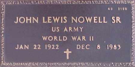 NOWELL, JOHN LEWIS, SR. - Maricopa County, Arizona | JOHN LEWIS, SR. NOWELL - Arizona Gravestone Photos