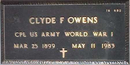 OWENS, CLYDE F. - Maricopa County, Arizona | CLYDE F. OWENS - Arizona Gravestone Photos