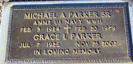 PARKER, MICHAEL A, SR - Maricopa County, Arizona | MICHAEL A, SR PARKER - Arizona Gravestone Photos