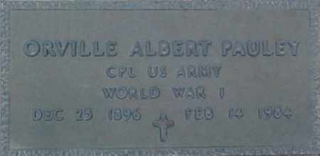 PAULEY, ORVILLE ALBERT - Maricopa County, Arizona | ORVILLE ALBERT PAULEY - Arizona Gravestone Photos