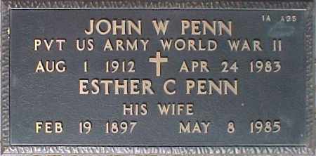 PENN, JOHN W. - Maricopa County, Arizona | JOHN W. PENN - Arizona Gravestone Photos