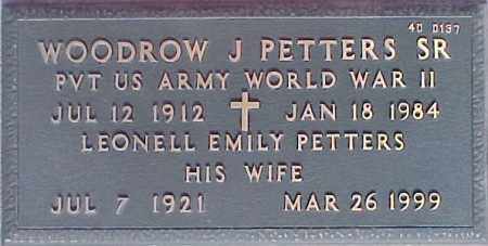 PETTERS, LEONELL EMILY - Maricopa County, Arizona | LEONELL EMILY PETTERS - Arizona Gravestone Photos