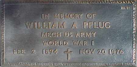 PFLUG, WILLIAM A - Maricopa County, Arizona | WILLIAM A PFLUG - Arizona Gravestone Photos