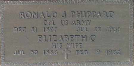 PHIPPARD, RONALD J. - Maricopa County, Arizona | RONALD J. PHIPPARD - Arizona Gravestone Photos