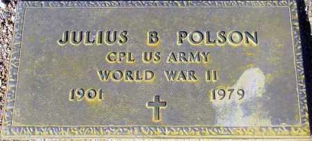 POLSON, JULIUS B. - Maricopa County, Arizona | JULIUS B. POLSON - Arizona Gravestone Photos