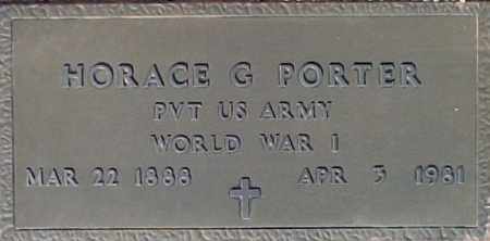 PORTER, HORACE G. - Maricopa County, Arizona | HORACE G. PORTER - Arizona Gravestone Photos