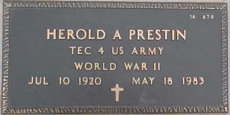 PRESTIN, HEROLD A. - Maricopa County, Arizona | HEROLD A. PRESTIN - Arizona Gravestone Photos