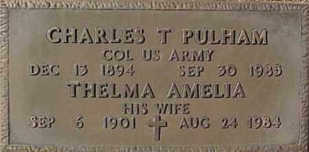 PULHAM, CHARLES T. - Maricopa County, Arizona | CHARLES T. PULHAM - Arizona Gravestone Photos