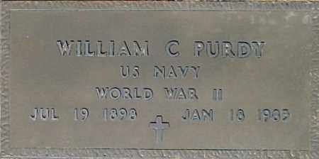 PURDY, WILLIAM C - Maricopa County, Arizona | WILLIAM C PURDY - Arizona Gravestone Photos