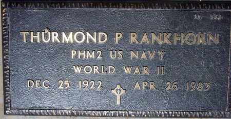 RANKHORN, THURMOND P. - Maricopa County, Arizona | THURMOND P. RANKHORN - Arizona Gravestone Photos