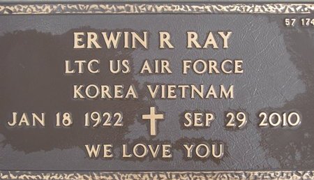 RAY, ERWIN - Maricopa County, Arizona | ERWIN RAY - Arizona Gravestone Photos