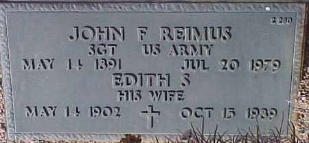 REIMUS, JOHN F. - Maricopa County, Arizona | JOHN F. REIMUS - Arizona Gravestone Photos
