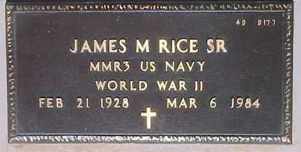 RICE, JAMES M., SR. - Maricopa County, Arizona | JAMES M., SR. RICE - Arizona Gravestone Photos