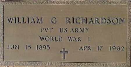 RICHARDSON, WILLIAM G - Maricopa County, Arizona | WILLIAM G RICHARDSON - Arizona Gravestone Photos