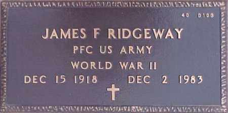 RIDGEWAY, JAMES F. - Maricopa County, Arizona | JAMES F. RIDGEWAY - Arizona Gravestone Photos