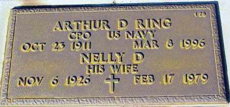 RING, ARTHUR D. - Maricopa County, Arizona | ARTHUR D. RING - Arizona Gravestone Photos