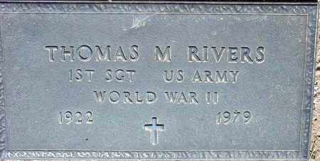 RIVERS, THOMAS M. - Maricopa County, Arizona | THOMAS M. RIVERS - Arizona Gravestone Photos