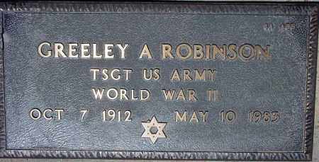 ROBINSON, GREELEY A. - Maricopa County, Arizona | GREELEY A. ROBINSON - Arizona Gravestone Photos