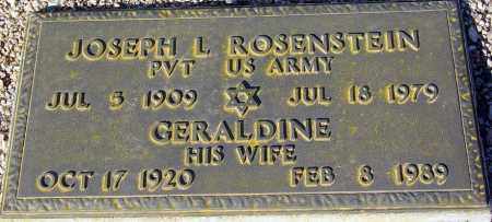 ROSENSTEIN, JOSEPH L. - Maricopa County, Arizona | JOSEPH L. ROSENSTEIN - Arizona Gravestone Photos