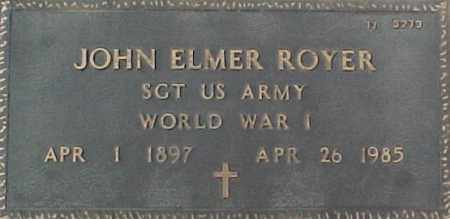 ROYER, JOHN ELMER - Maricopa County, Arizona | JOHN ELMER ROYER - Arizona Gravestone Photos