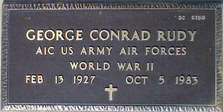 RUDY, GEORGE CONRAD - Maricopa County, Arizona | GEORGE CONRAD RUDY - Arizona Gravestone Photos