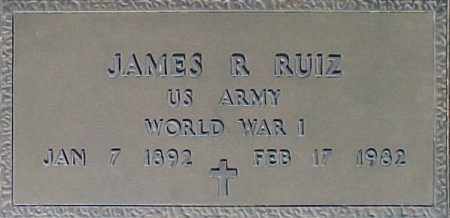 RUIZ, JAMES R - Maricopa County, Arizona | JAMES R RUIZ - Arizona Gravestone Photos