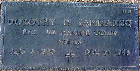 SAMMARCO, DOROTHY M. - Maricopa County, Arizona | DOROTHY M. SAMMARCO - Arizona Gravestone Photos