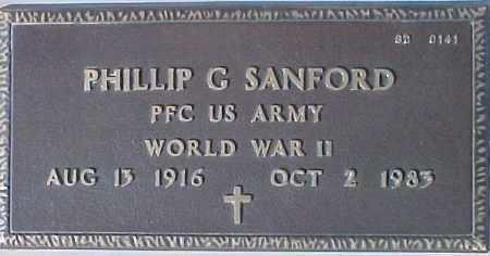 SANFORD, PHILLIP G. - Maricopa County, Arizona | PHILLIP G. SANFORD - Arizona Gravestone Photos
