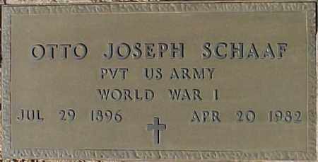SCHAAF, OTTO JOSEPH - Maricopa County, Arizona | OTTO JOSEPH SCHAAF - Arizona Gravestone Photos
