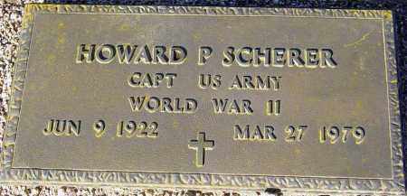 SCHERER, HOWARD P. - Maricopa County, Arizona | HOWARD P. SCHERER - Arizona Gravestone Photos