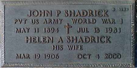 SHADRICK, HELEN A. - Maricopa County, Arizona | HELEN A. SHADRICK - Arizona Gravestone Photos