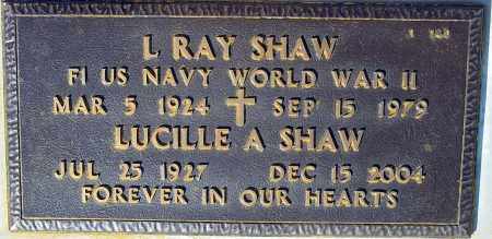 SHAW, LUCILLE A. - Maricopa County, Arizona | LUCILLE A. SHAW - Arizona Gravestone Photos