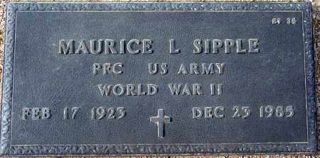 SIPPLE, MAURICE L. - Maricopa County, Arizona | MAURICE L. SIPPLE - Arizona Gravestone Photos