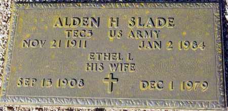 SLADE, ALDEN H. - Maricopa County, Arizona | ALDEN H. SLADE - Arizona Gravestone Photos