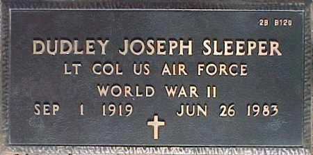 SLEEPER, DUDLEY JOSEPH - Maricopa County, Arizona | DUDLEY JOSEPH SLEEPER - Arizona Gravestone Photos
